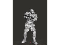 Unitologist Soldier w/ Shotgun - Tabletop miniatures by LaDane