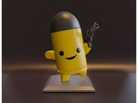 Enter The Gungeon - Bullet Kin by nobodyimportant_mrsmith