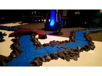 28mm River Terrain for Multi-Material Printers by PhysUdo