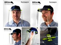 COVID19 Brim Shield mod (Baseball cap face shield) by Reject_H0
