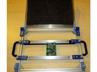 PCB assembly frame / mounting jig / PCB holder by Drachenkatze