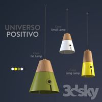 Universo Positivo Cone Ceiling Lamp