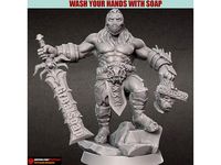 OCD Half-orc slays Covid-19 Ogre by MiniFlayer