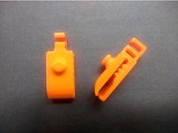 Covid-19 face shield clips by iain1mm