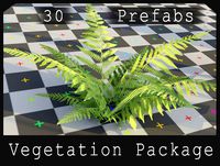 Custom Vegetation Package I 30 Prefabs