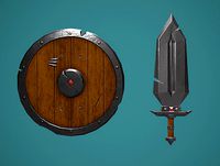 Fantasy Sword and Shield