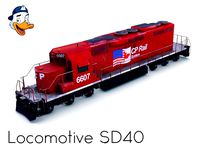 Locomotive SD40