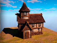 Medieval fantasy house