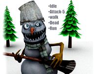 Angry Snowman