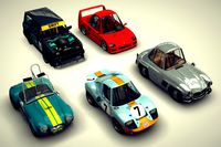 Retro Cartoon Cars 2019