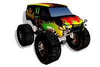 Fire Monster Truck