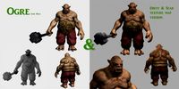 Ogre game model 3D Model