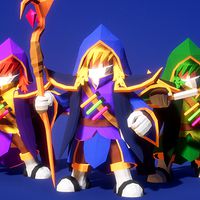 Battle Wizard Polyart