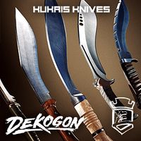 Knives VOL.3 - 4K Textured FPS Kukris Knives
