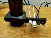 Cable retainer - pole mounted by jsankey
