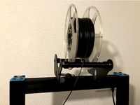 Spoolholder axis with Ball-Bearings (like Artillery Sidewinder X1 's one) by FunkyArt