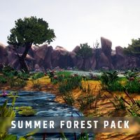 Stylized Fantasy Summer Environment Pack