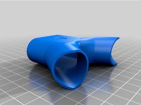 Fast printing Filter connector for Snorkeling mask by EvgenRosta