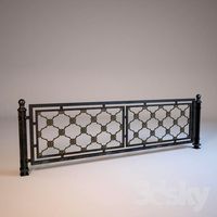Wrought-iron fence