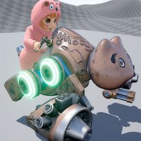 Sci-Fi Physics Hover Vehicle "ItachiguMachine"