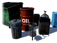 Dinamics Trash bin set