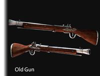 Old Flintlock Rifle/Pirate Gun