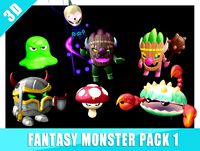 3D Monster pack vol.1