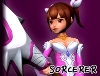 Sorcerer : Female Fantasy Character
