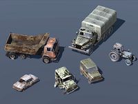 Crashed Soviet Vehicles (6 in 1)