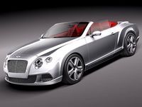 Bentley Continental GTC 2012 3D Model