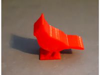 Cardinal (Bird) Meeple Game Piece by dantu