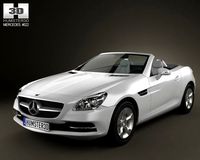 Mercedes Benz SLK 2012 3D Model