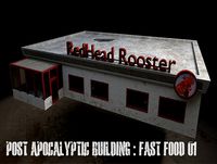 PostApocalyptic Building: Fast Food 01