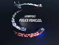 LowPoly Police Vehicles