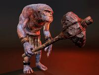 PBR Troll Animated Fantasy Monster