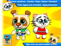 Cute Kitty &amp; Puppy