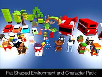 Crossy Dash - Simple Characters Low Poly Full Pack