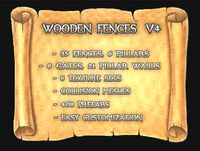 Wooden Fences V4 (Rect)