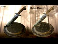 Runic dagger