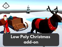 Low Poly Christmas add-on