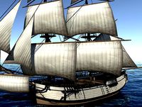 Low/Mid Poly Merchant Brig