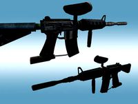 Assault Rifle Paintball Gun