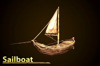 Wooden Sailboat