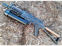 Bizon style magazine for Jinming J12 AK74U by Superpoo