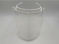 Stacked Covid-19 Face Shields (Medium and Small Sizes) No Support by doctorwily