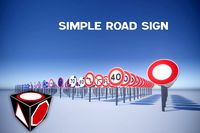 Simple Road Signs