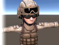 Game Character Marine Patrol