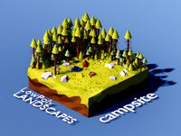 Low Poly Landscapes - Campsite