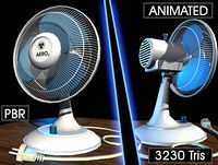 Oscillating Desk Fan