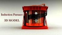 Induction Furnace Model 3D Model